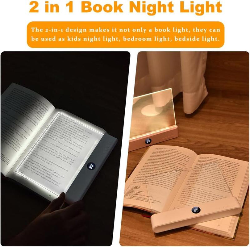 Illuminate Your Night Reading with Our Rechargeable LED Book Light – Dimmable, Timer-Enabled, and Perfect for Book Lovers!